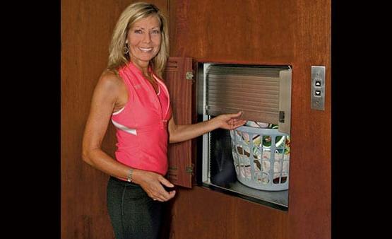 Laundry dumbwaiter